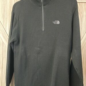 The North Face Men's Zip-Up Black Sweater